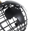 Deco 79 Aluminum Metal Open Framed World Globe with Wire