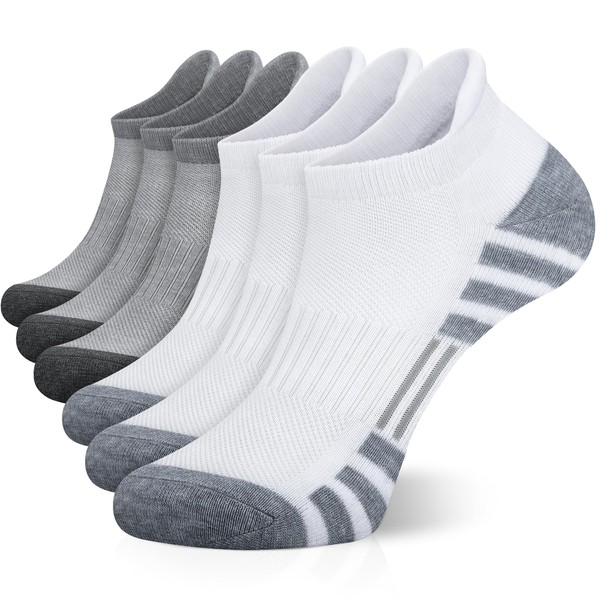 Airacker Ankle Athletic Running Socks Cushioned Breathable Low Cut Sports