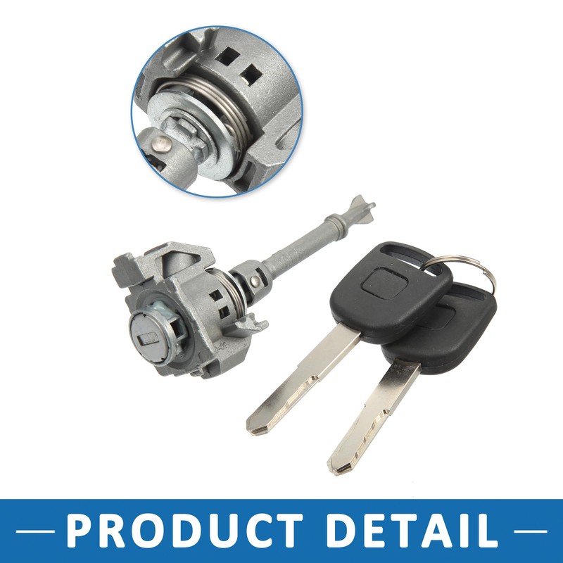 A ABSOPRO Driver Side Door Lock Cylinder Set Kit with