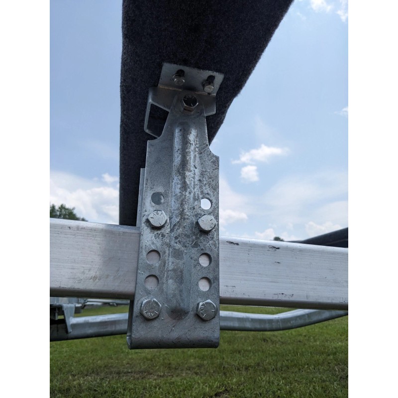EZ Loader Boat Trailer 12" Upright Support Bunk Roller Bracket