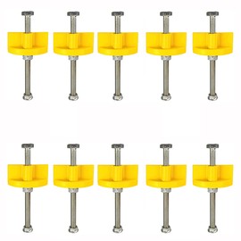 ANCLLO 10 Pack Wall Tile Leveling System Portable Tiles Height Adjustable Locator Fixed Lifting Tool
