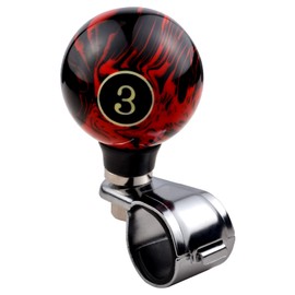 Lunsom Steering Wheel Power Handle, Car Turning Helper Suicide Knobs Steering Wheel Spinner Knob Fit for Vehicle Truck SUV,No.3