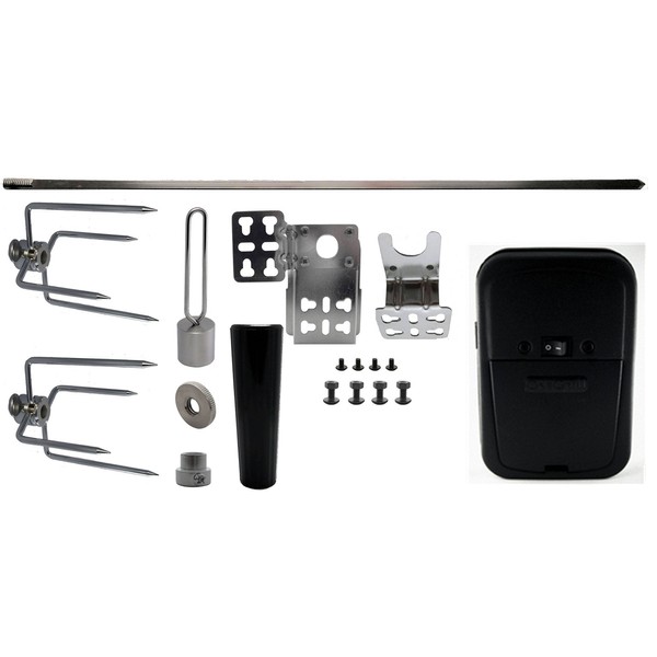 OneGrill Universal Complete Grill Rotisserie Kit - 37” x 5/16”