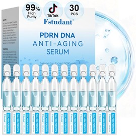 Salmon DNA PDRN Peptide Serum | 99% Salmon DNA PDRN Intensive Ampoule | Peptide, Collagen, 6 Hyaluronic Acid, Niacinamide | Anti-Aging, Moisturizing, Uneven Skin Tone, Korean Skincare 0.05 fl oz x 30e