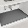 34" x 22" Under Sink Mat Waterproof,Sink Protector for Kitchen