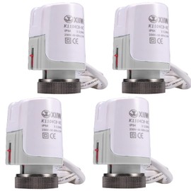 4x Actuator Underfloor Heating 230 V Thermal Actuator Closed NC M30 x 1.5 Thermot Actuator Motor