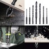 YUNXIASW 7 Piece Set Concrete Drill Bit Drill Hole Drill