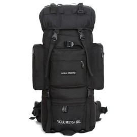 IX INOXTO 85L Lightweight Internal Frame Hiking Backpack for Men Women, Waterproof Travel Camping Backpack with Rain Cover