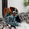 Euiroet Dragon Statue Gutter Downspout Extender,Garden Outdoor Decor Sculpture,Gutter Diverter