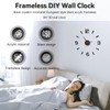 DIY Wall Clock, Frameless DIY Wall Clock, DIY Wall Clock