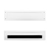 Newthinking Internal Letter Box Brush Cover, White Letterbox Cover Draught