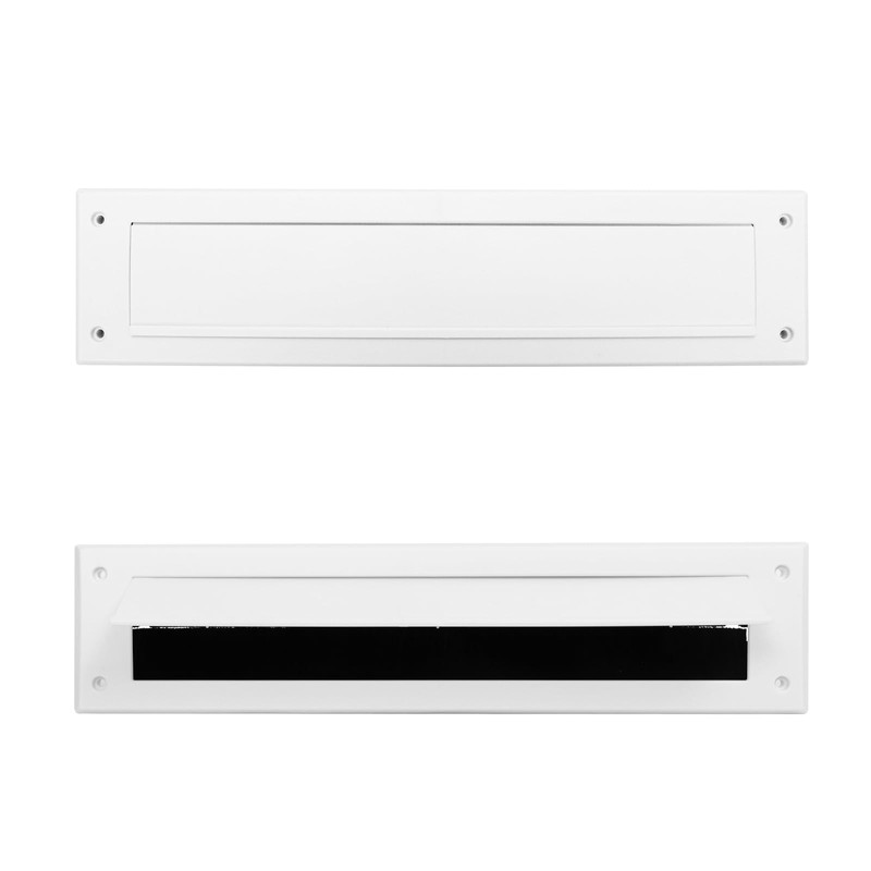 Newthinking Internal Letter Box Brush Cover, White Letterbox Cover Draught