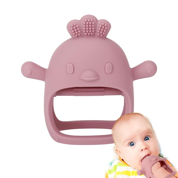 Socub Silicone Baby Teether Toy for Infants 3+ Months, BPA
