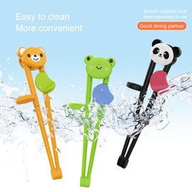 6 Pairs Kids Training Chopsticks,Xiuyer Kids Chopsticks Reusable Childrens Chopsticks Easy To Use Chopsticks Toddler Chopsticks Helper Kids Learner Chopsticks Right or Left Handed for Childs Beginners