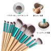 Derpilo Makeup Brushes Set of 10 Makeup Brushes with Makeup