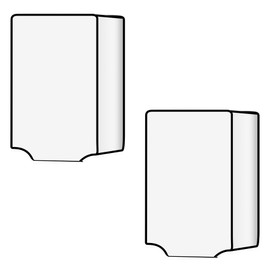 bvya 2 Pcs a Set, Luggage Protector Suitcase Cover PVC Bag Dust Proof Travel Suitcase with Luggage Handle Wrap by Randomly Sent