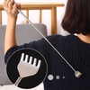 Foldable Length Adjustable Hyojason Mini Portable Stamp back scratcher 11ea