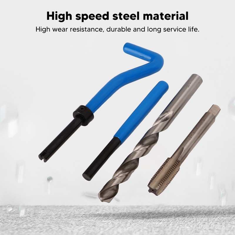 Thread Repair Coil Inserts Kit High Speed Steel Universal Auto