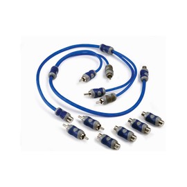 Kicker 46KIYFM K-Series Y-Adapter Interconnect RCA Male Female Adapters Open Box