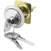 Narrow Deadlocking Night Latch 40mm, Complete with Rim Cylinder and