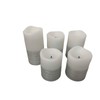 Fusion Flameless LED Candles with Silver Fairy Lights 5Pk Real