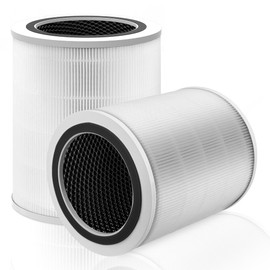 Core 400S Replacement Filter for LEVOIT Core 400S and Core 400S-P Smart WiFi Air Purifier, 3-in-1 H13 True HEPA Activated Carbon Filter, Core 400S-RF (LRF-C401S-WUS), White, 2 Pack