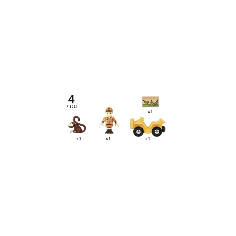 BRIO World – 33865 – Decouverte Pocket Safari
