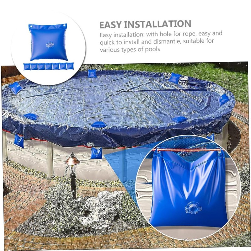 BESPORTBLE 8Pcs Pool Hanging Bag Winterizing Kit for Above Ground