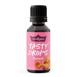 GymQueen Tasty Drops, Caramel, Flavour Drops without Calories, 30 ml