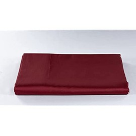 LENZUOLISSIMI Cotton Sateen Duvet Cover 300 Thread Count Single Bed 80 x 200 cm Made in Italy Bordeaux