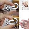 Paifeancodill Keychain Clip Key Ring, 4 pcs Metal Keychain Holder