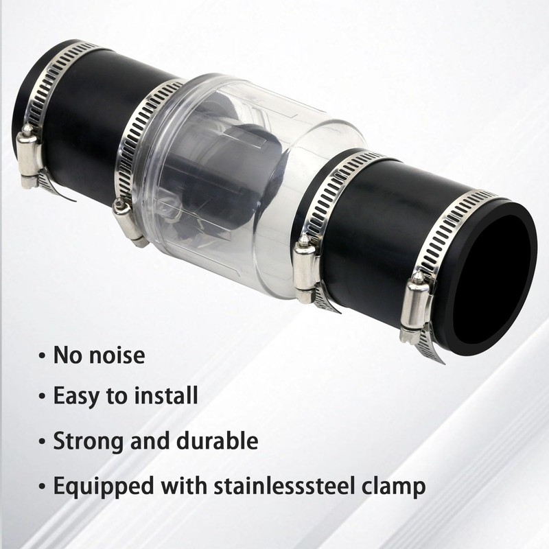 Sump Pump Check Valve 1 1/2 inch, Silent Check Valve