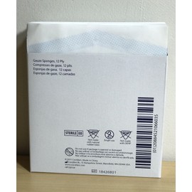 Covidien Dermacea Dermacea 4" X 4" Gauze Sponge 12-Ply 2 Pack Covidien 441000 - Box of 50