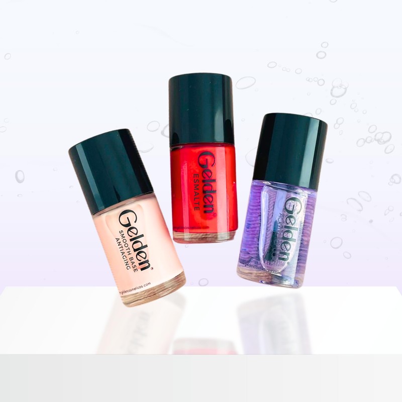 Gelden - Esmalte Tratamiento para Uñas, Brillo Protector de Acrilico