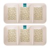YöL Pack of 2 3 Section Snack Tray Daisy Print