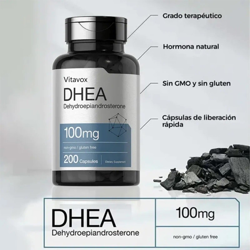 Dhea 100mg | 200 Capsules | Supplement For Men And