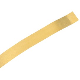 Fudeshe Brass Sheet Roll,1000mm x10mm Metal Foil,Thin Brass Strip Yellow Practical for Crafts, Electrical Repairs,Grounding(0.6x10x1000mm)