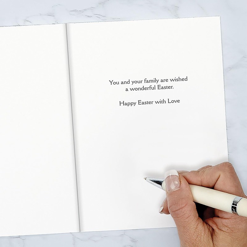 Current To Son From Family Easter Greeting Card - Single