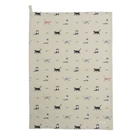 Sophie Allport Cotton Tea Towel - Purrfect Design