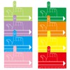 Bagentry 8 Pcs Finger Spacers for Writing with Guided Reading