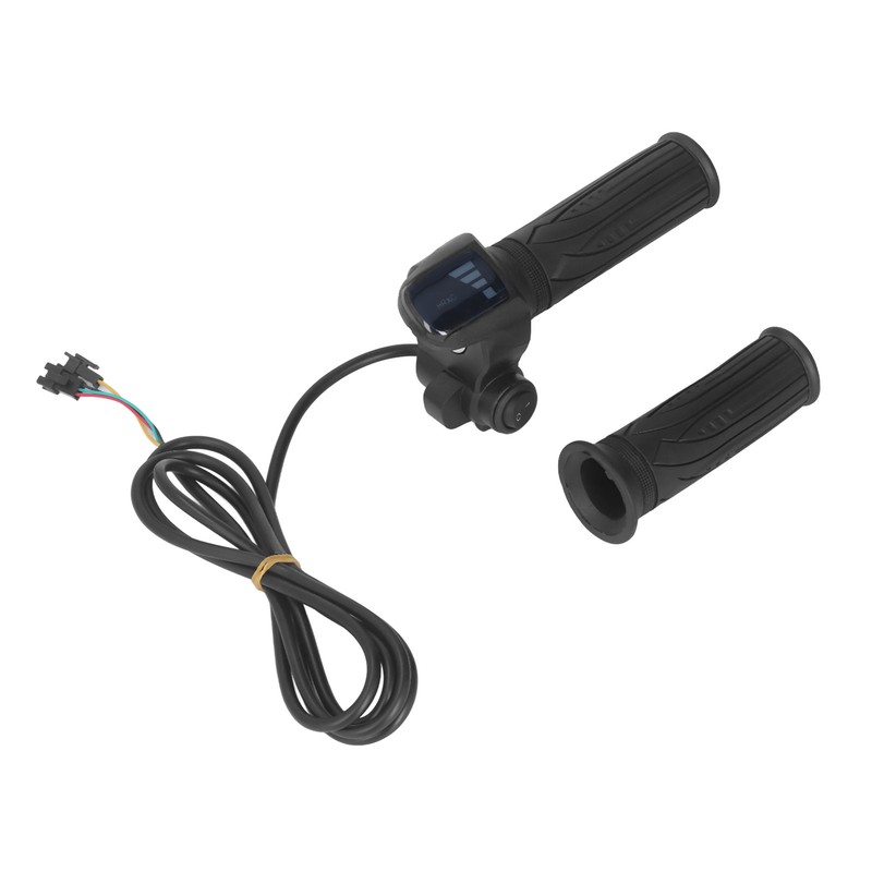 1 Pair Electric Bike Throttle Grip Rubber Twist Throttle Grips