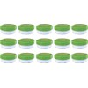 15 ointment containers, cream containers, flat ointment jar, 12 ml