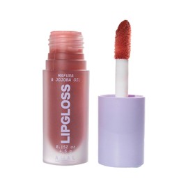 AHAL Lip Gloss Brillo Labial – Híbrido entre Lip Oil y Gloss – Humectante con Aceite de Jojoba, Mafura y Frambuesa – Con Cera de Carnauba y Péptidos de Arroz – No Pegajoso y Vegano (Afrodita)