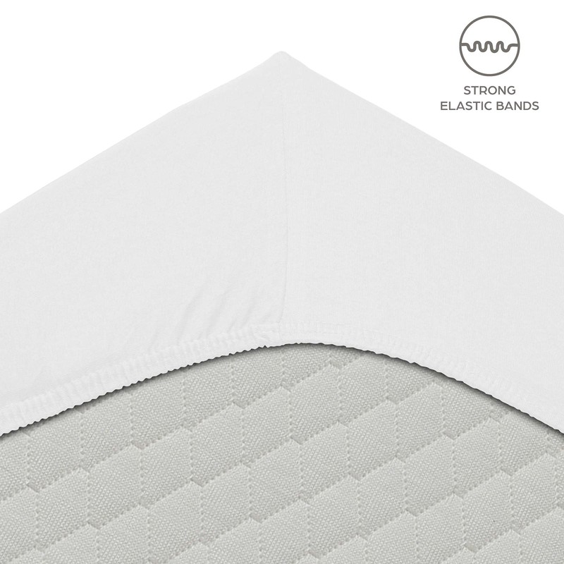 Flowen Fitted Sheet, 160 x 190 cm, Microfibre Fitted Sheet