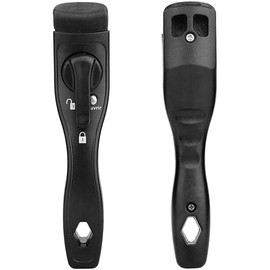 Aiareozy Universal Removable Handle, Removable Pot Handle, Anti Scalding Pan Handle, Universal Pan Handle for Cookware, Wok Pan, Saucepan (Black)