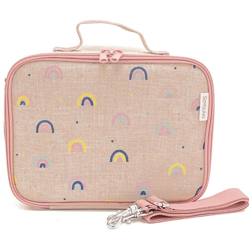 SoYoung Insulated Lunch Box - Toxin Free Lining, Washable Linen
