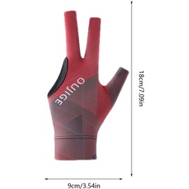 beiqilian Pool Glove Right Hand Billiards Glove, Billiard Pool Gloves for Right Hand Snooker BilliardGlove Elasticity Billiard Training Gloves Accessories