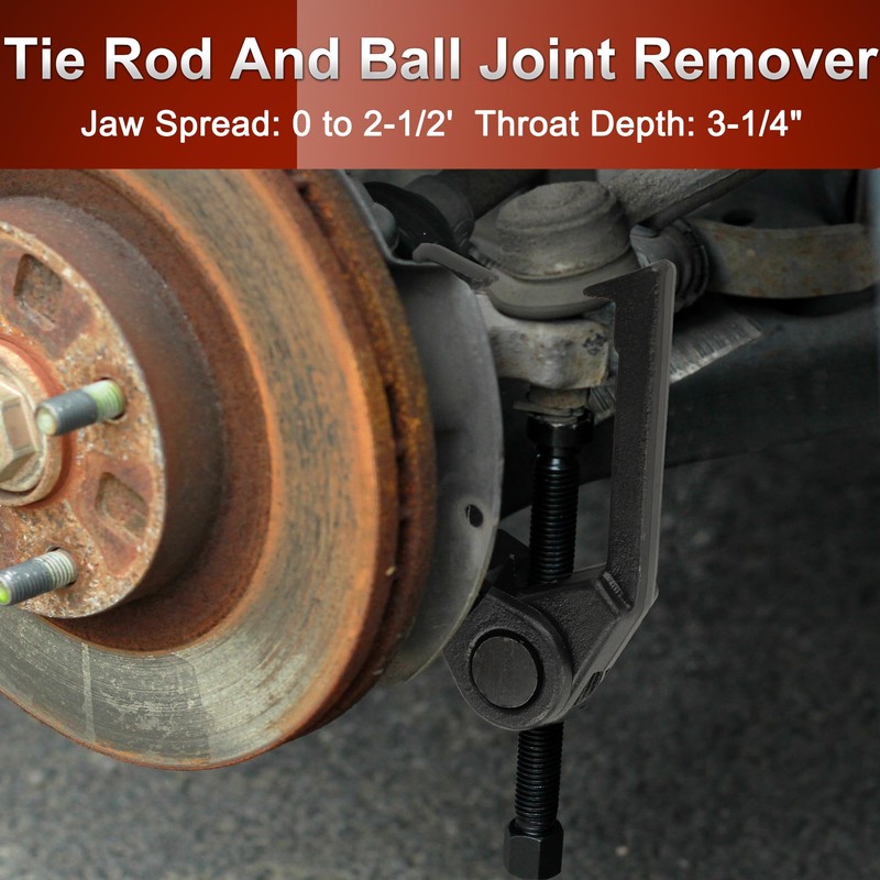 limontek 5pcs Pitman Arm Puller Ball Joint Separator, Tie Rod