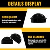 VIVIDA 4" Chain Link Post Caps, Black Post Cap for