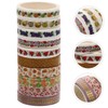 TEHAUX 10rolls Washi Tapes of Art Tape for Scrapbooking Wrapping